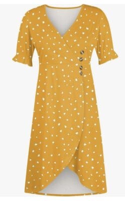 Damen Sommerkleid gelb