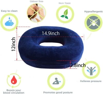 Ecosafeter Donut Sitzkissen