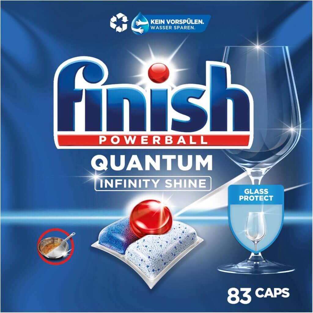 Finish Quantum Infinity Shine Spülmaschinentabs – 32% Rabatt