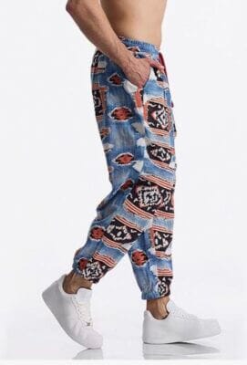 Herren Hose mit Muster