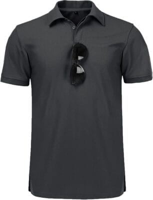 JACKETOWN Poloshirt für Herren dunkelgrau 