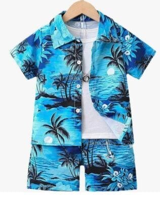 Jungen Hawaii Hemd mit Shorts