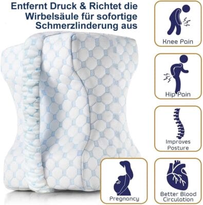 Ideal für Seitenschläfer, die ihre Schlafposition verbessern und Schmerzen reduzieren möchten.