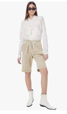 Damen Leinen Shorts