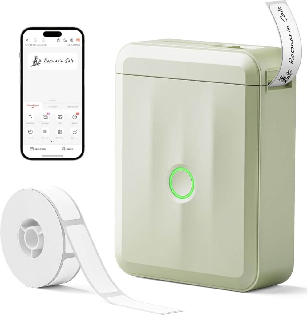 NIIMBOT D110 Bluetooth Etikettendrucker – 67% Rabatt