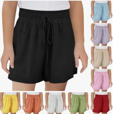 Musselin-Shorts für Mädchen