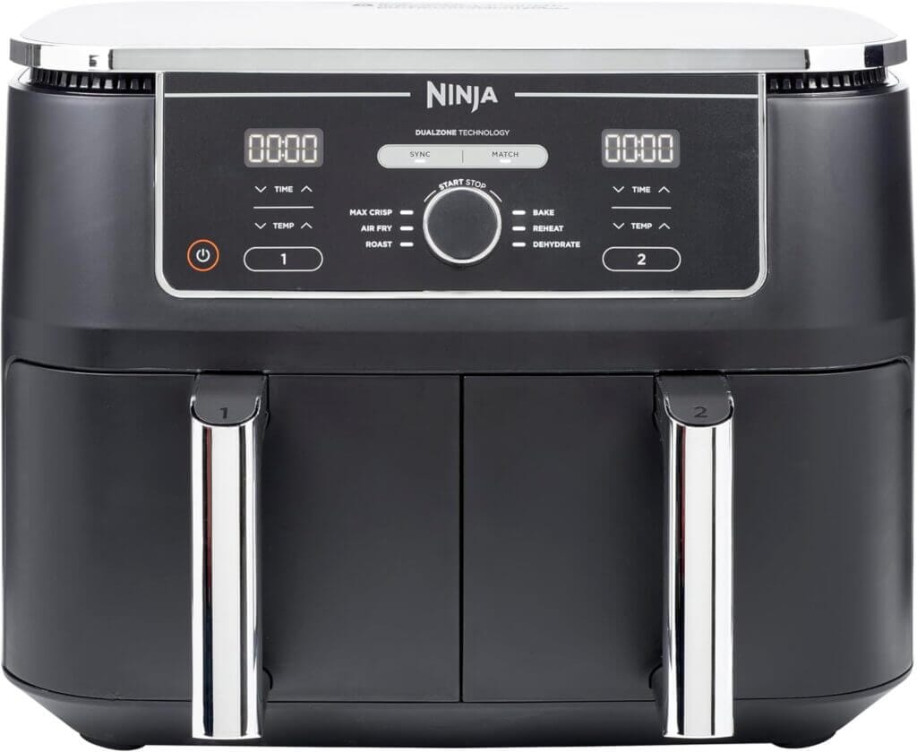 Ninja Foodi MAX Dual Zone Digitale Heißluftfritteuse 9,5L Airfryer – 33% Rabatt