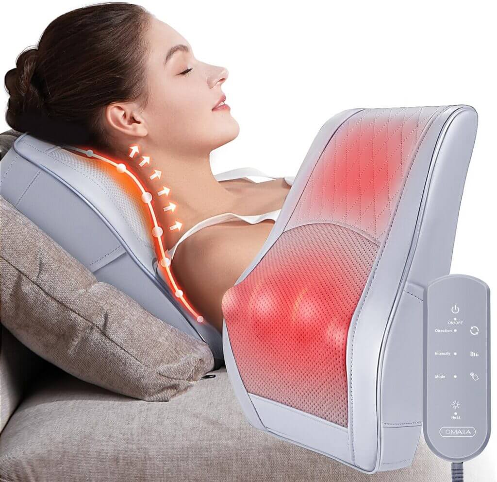 OMASSA Nackenmassagegerät mit Wärmefunktion – 40% Rabatt