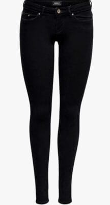 ONLY ONLCORAL Skinny Jeans in Schwarz