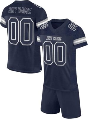 Personalisierbares American Football Trikot Set für Fans