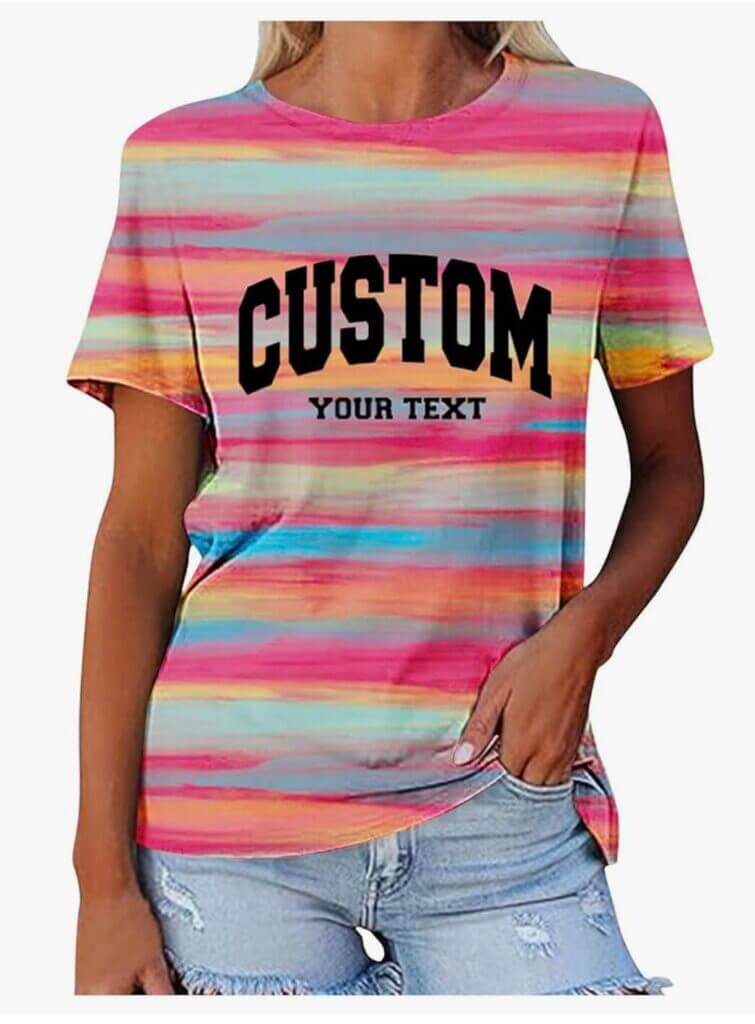 Personalisierbares Batik T-Shirt – 60% Rabatt