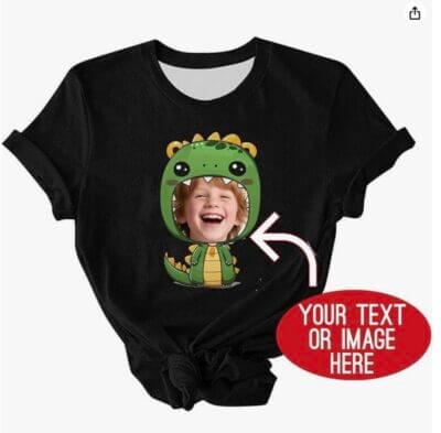 personalisierbare T-Shirt für Kinder
