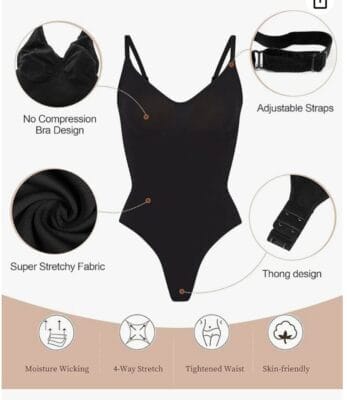 SHAPERX Shapewear Details