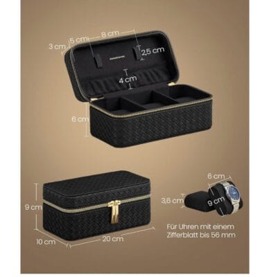SONGMICS HOME Uhrenbox