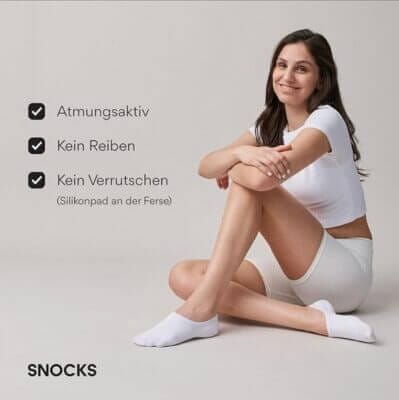 Snocks Füßlinge für Damen und Herren