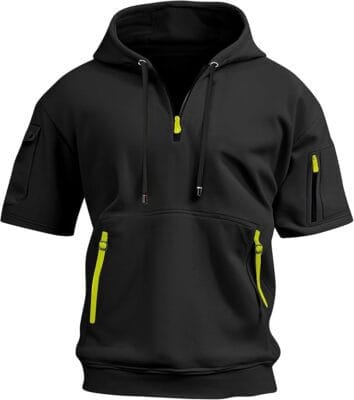 Herren T-Shirtmit Kapuze