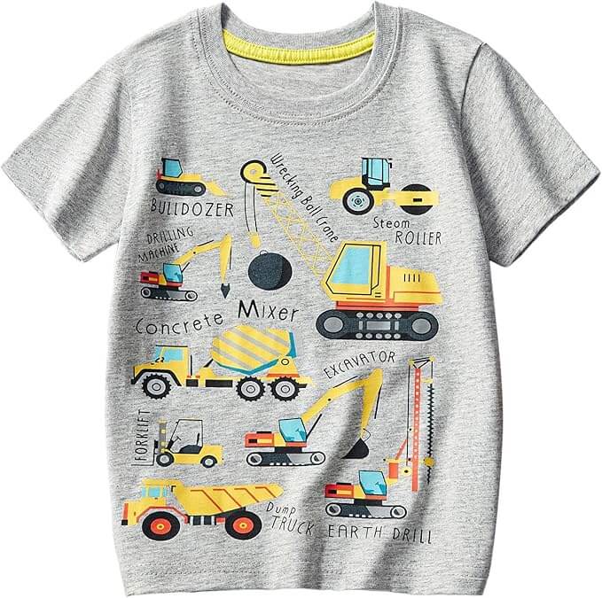 T-Shirt für Kleinkinder mit tollen Motiven – 50% Rabatt