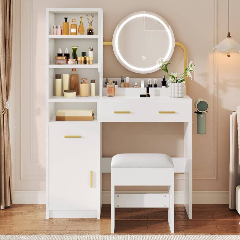 YITAHOME Schminktisch mit Beleuchtung – 50% Rabatt