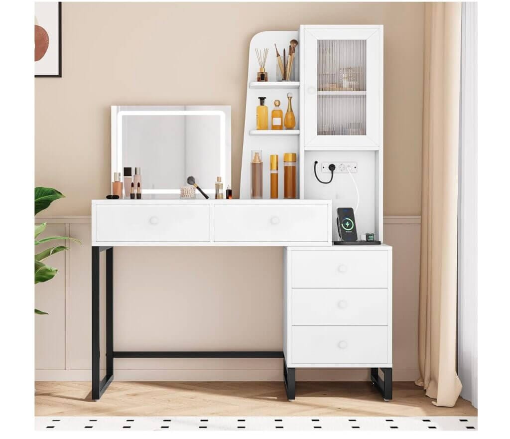 YITAHOME Schminktisch mit LED-Beleuchtung – 30% Rabatt