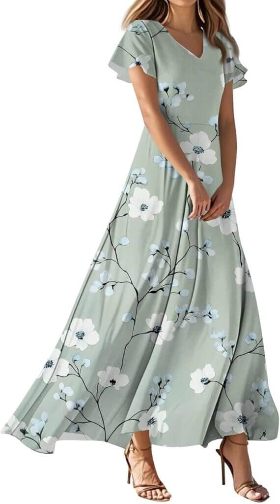 Leichtes Damen Sommerkleid in modischen Designs – 50% Rabatt
