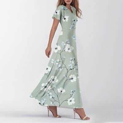 Leichtes Damen Sommerkleid in modischen Designs