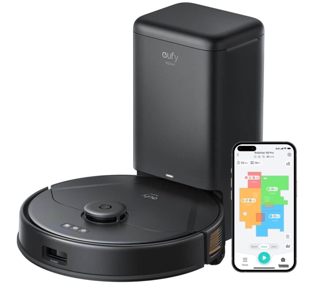 eufy X8 Pro Saugroboter mit Absaugstation und Wischfunktion – 50% Rabatt