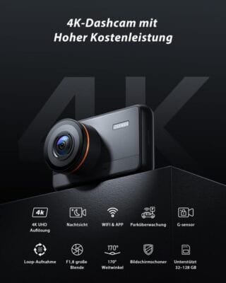 iZEEKER 4K Dashcam Auto Details 