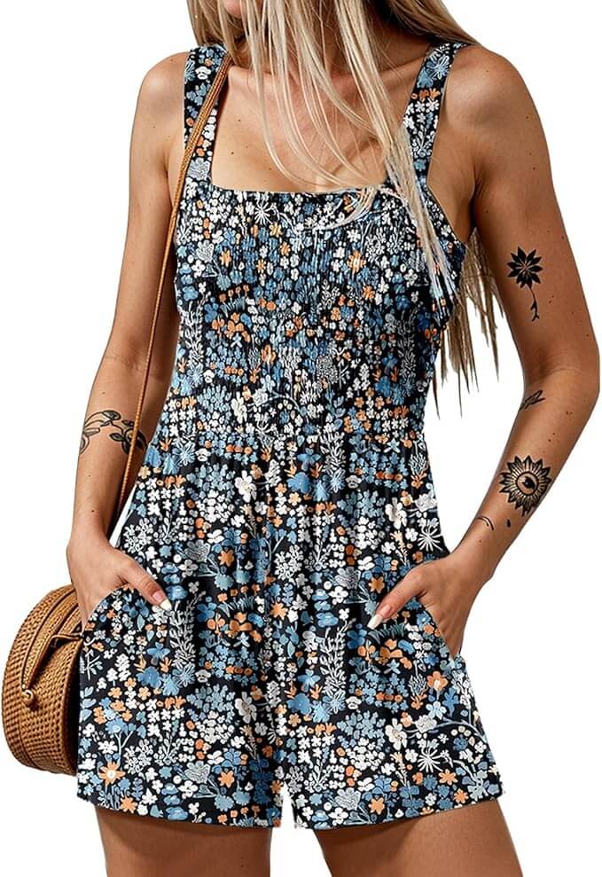 Jumpsuit mit Blumenmuster – 50% Rabatt