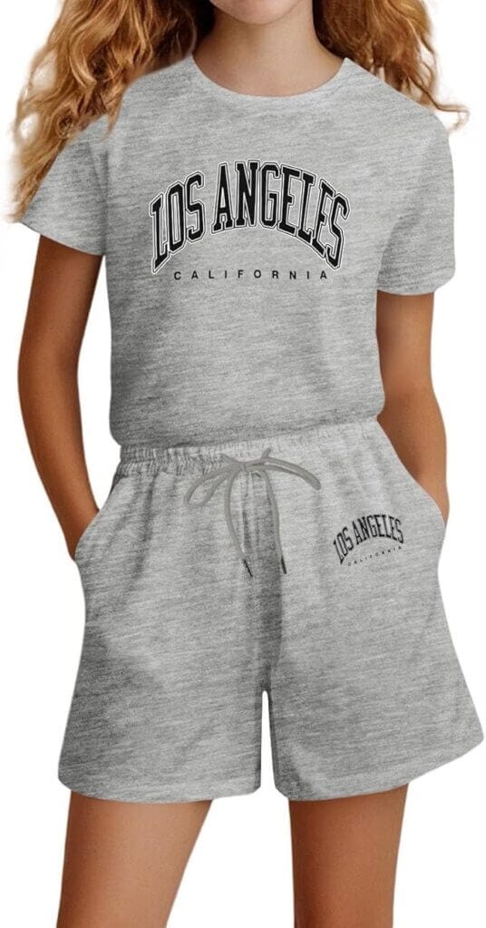 Mädchen Sommer Set – T-Shirt und Shorts – 50% Rabatt