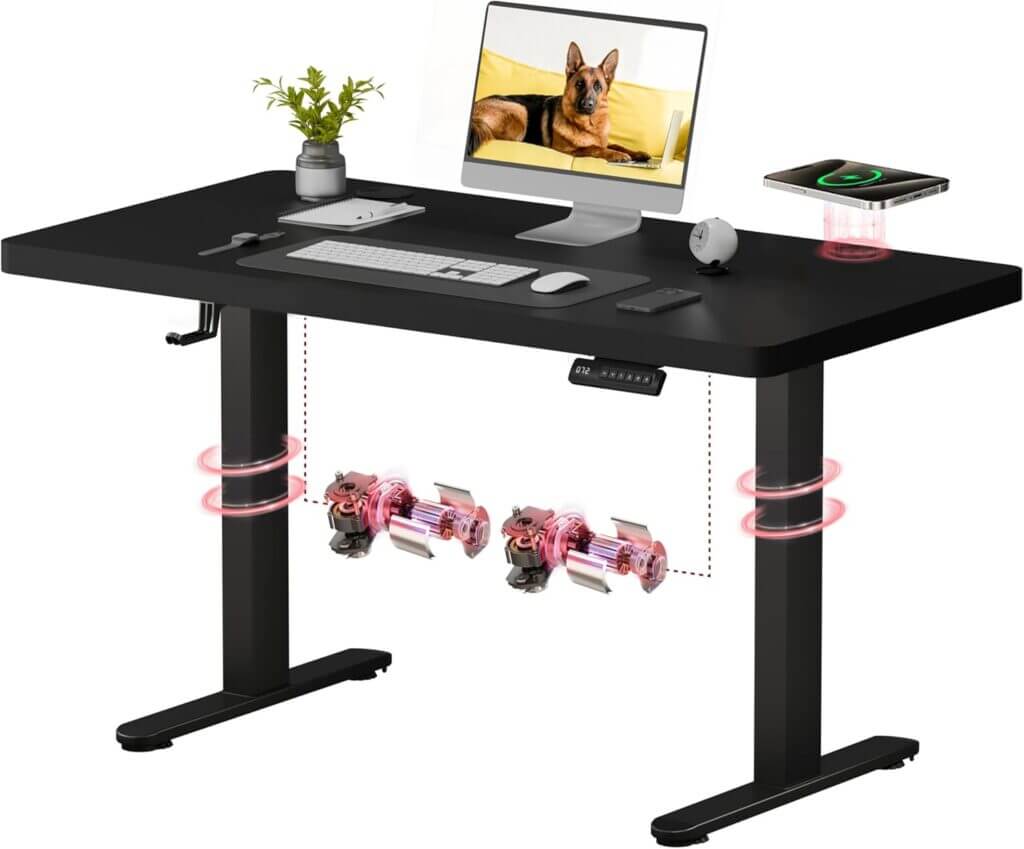 SANODESK elektrisch höhenverstellbarer Schreibtisch – 50% Rabatt