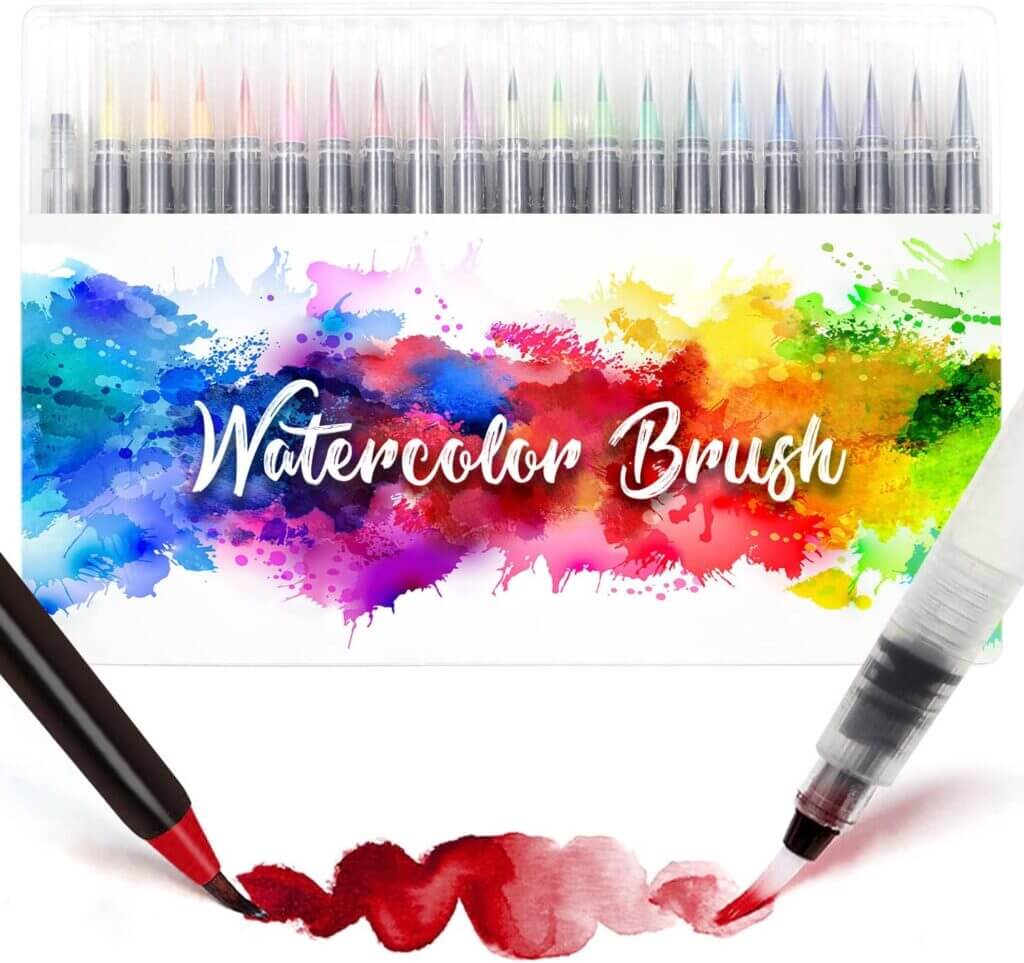Amteker 24+1 Aquarellstifte – 50% Rabatt