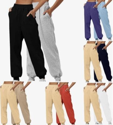 2er Pack Damen Jogginghose Baggy