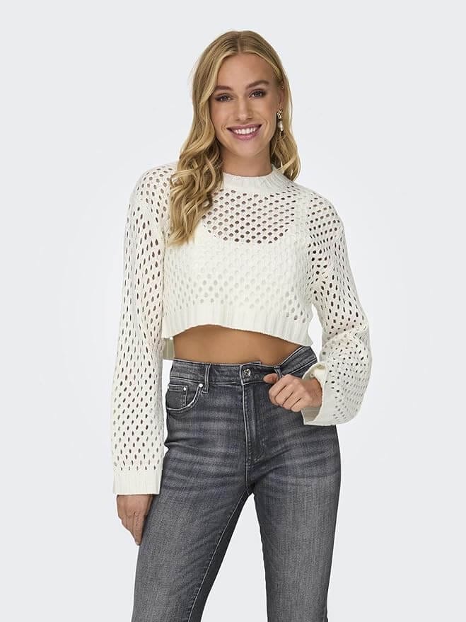 Preishammer von only: Gestricktes Oberteil ONLSMILLA – 63% Rabatt