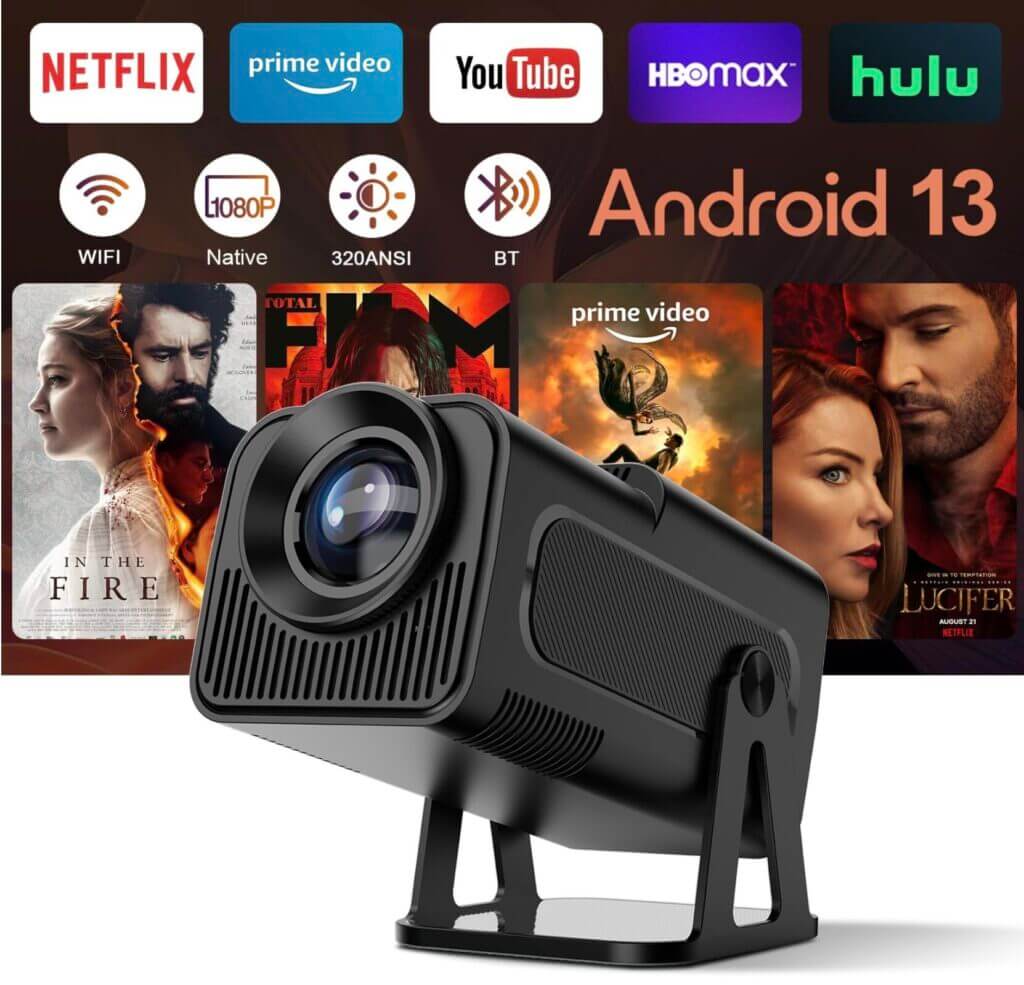 Android 13 Mini Smart Beamer – 50% Rabatt