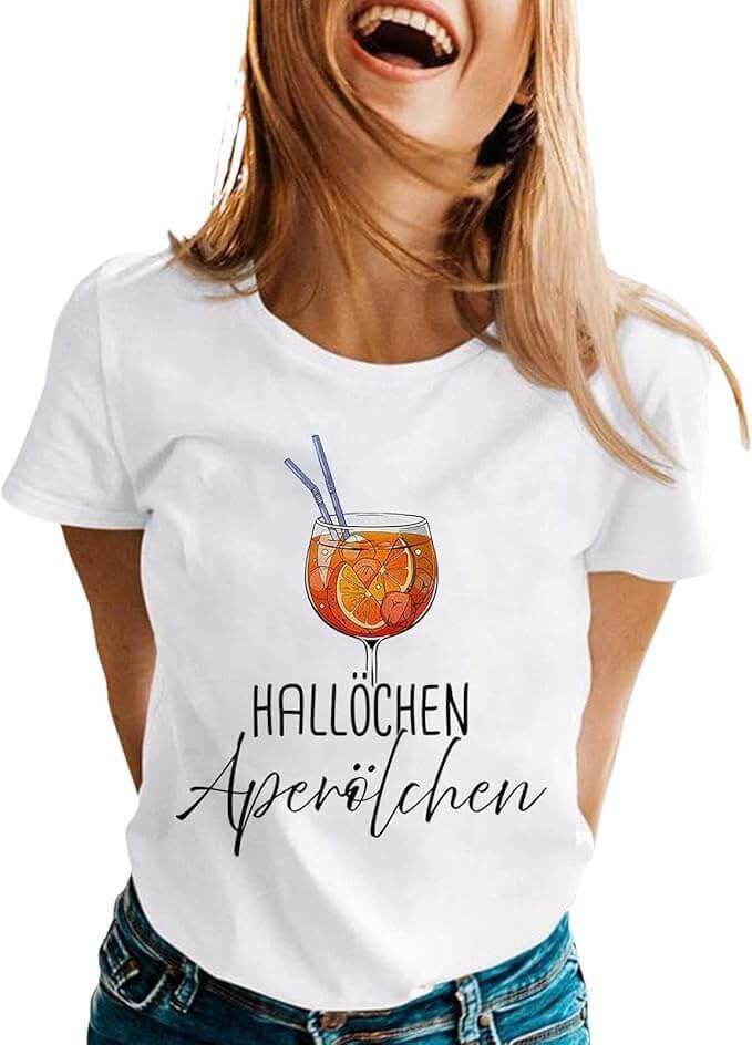 Damen Aperol T-Shirt – 50% Rabatt