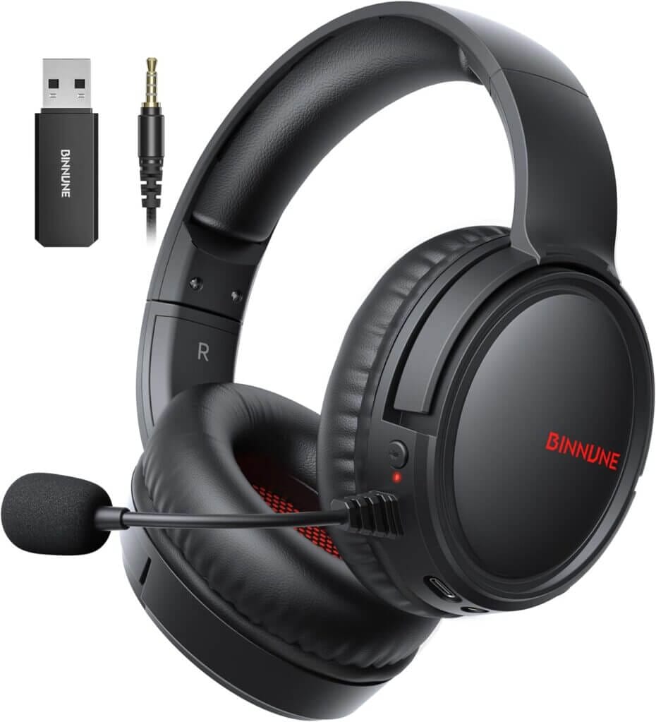 BINNUNE Wireless Gaming Headset – 40% Rabatt