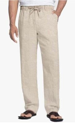 COOFANDY Herren Leinenhose