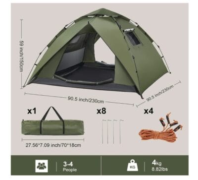 Campingzelt Details