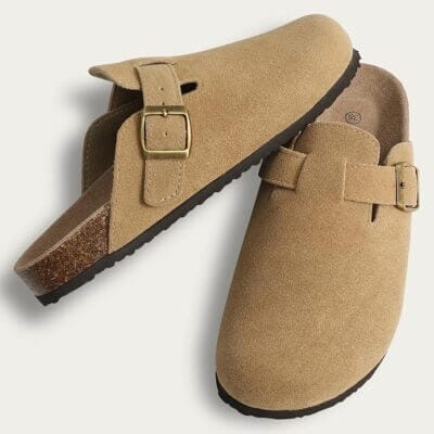 Clogs Pantoletten beige 
