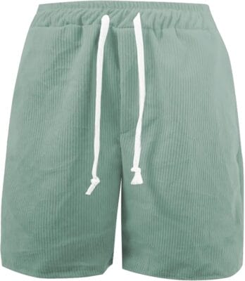 Herren Cord Shorts im türkis 