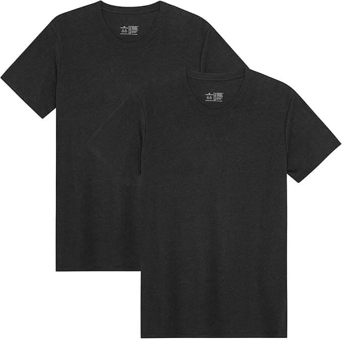 DANISH ENDURANCE Kurzarm Herren T-Shirt (2er-Pack) – 48% Rabatt