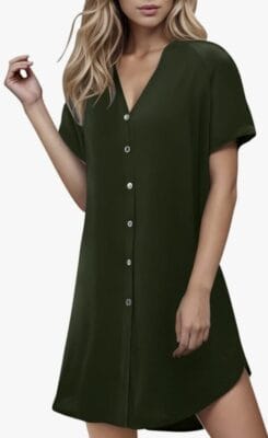 Damen Blusenkleid