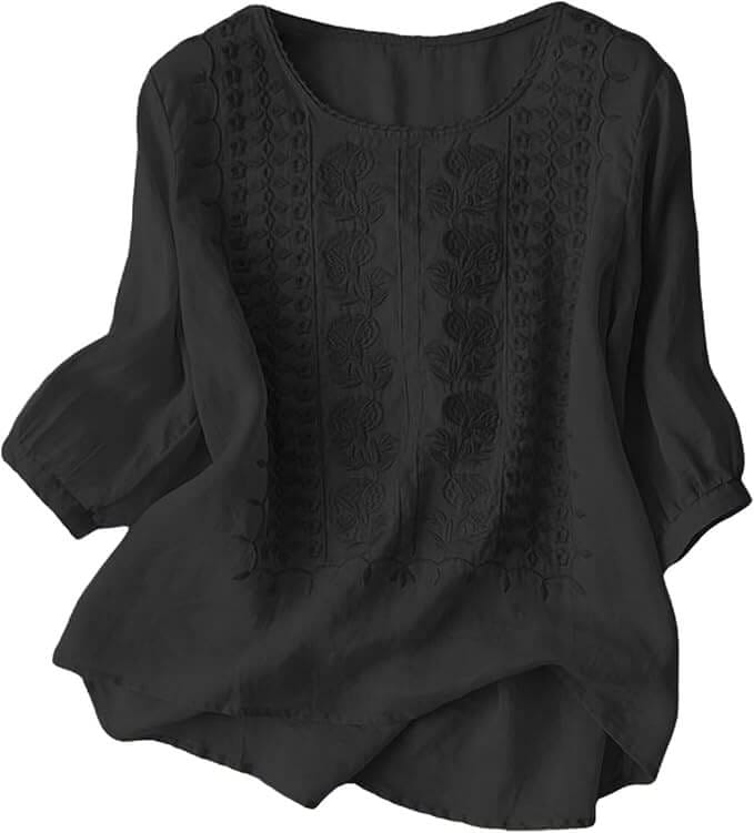 Damen Leinenbluse – 50% Rabatt