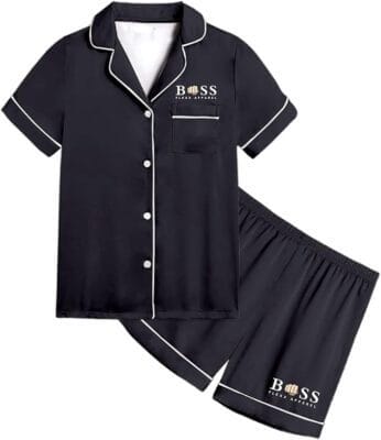 Damen Satin Schlafanzug-Set