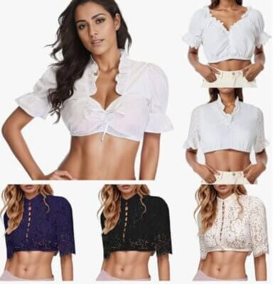 Dirndlbluse für Damen