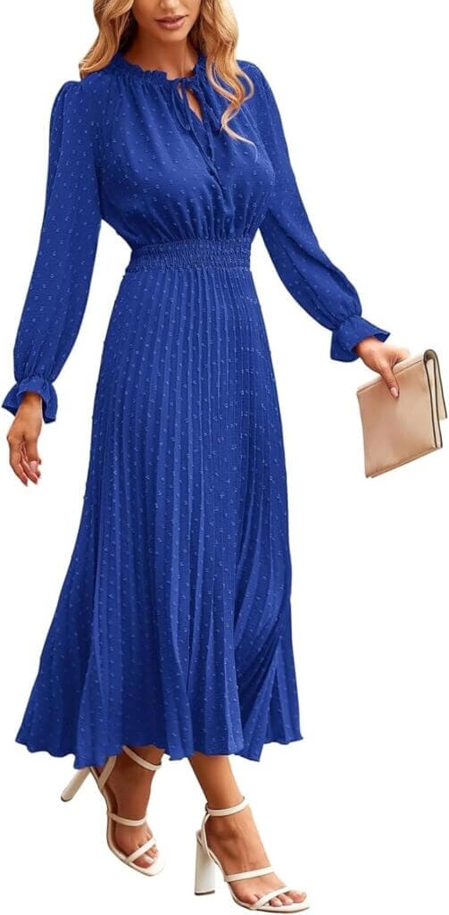 Einfarbiges Sommerkleid für Damen – 50% Rabatt