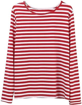 gestreiftes Langarmshirt