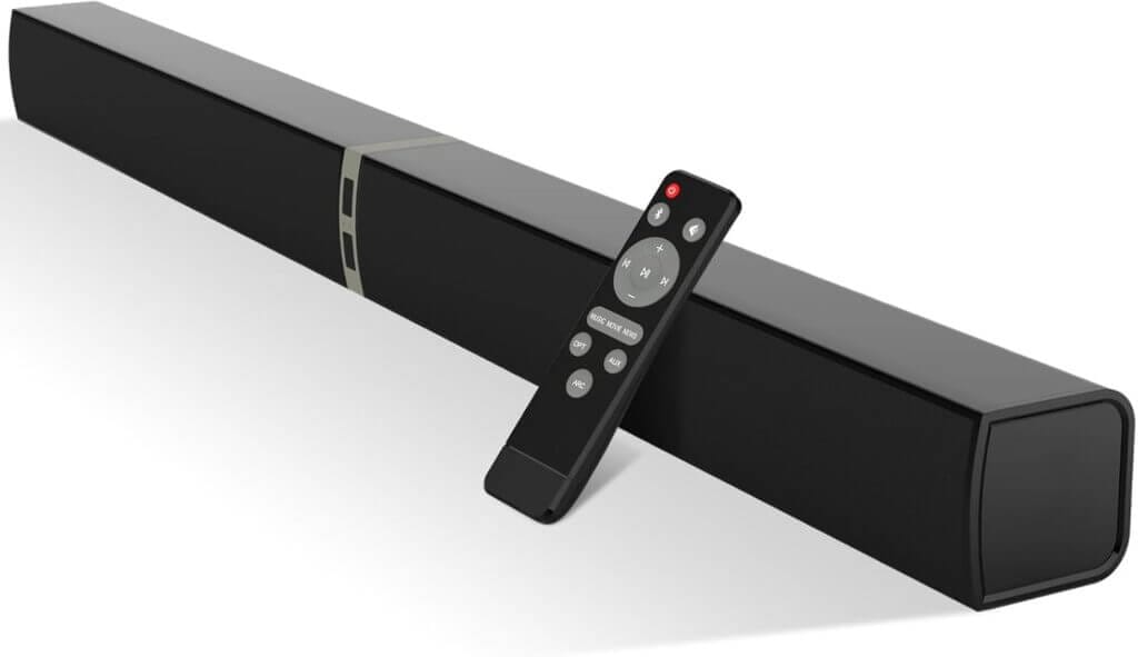 HoYLluDLL 2.0-Kanal-Soundbar für Fernseher – 55% Rabatt