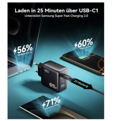 INIU 65W USB C Ladegerät Details 