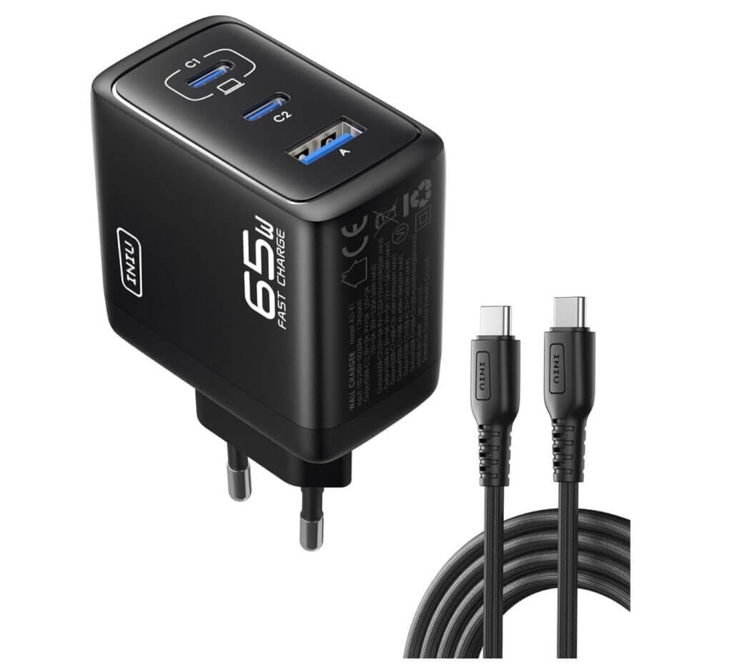 INIU 65W USB C Ladegerät – 58% Rabatt